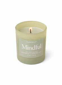 Ароматна соева свещ Падивакс СПА в матча-зелено стъкло - Съзнателни